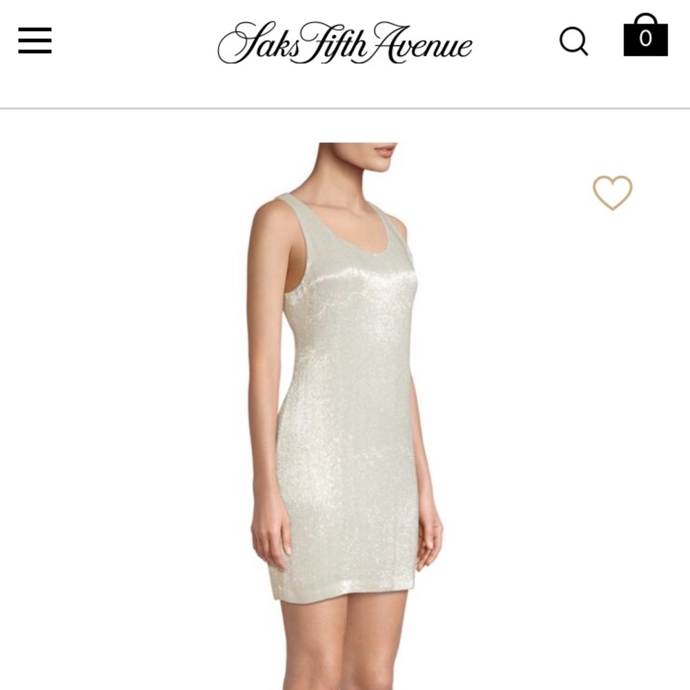 Beaded White Joie Dress